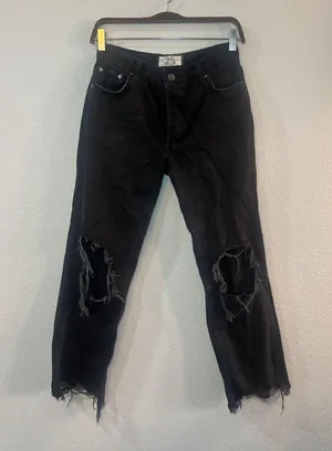 Free People We The Free Maggie Mid-Rise Straight-Leg Jeans thumbnail 2