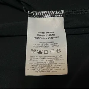 Nike front swoosh logo Tshirt, Dry-Fit, black, size L thumbnail 9