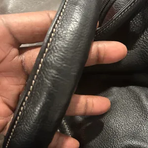 Celsius Black Genuine Leather Shoulder Bag thumbnail 9