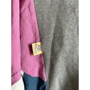 VTG 90s Nike Icon Clash Retro Color Block Pullover Hoodie Woman's XS Oversized thumbnail 10