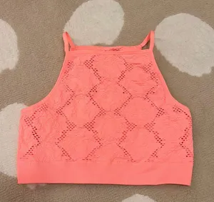 Aerie seamless crochet bra top thumbnail 1