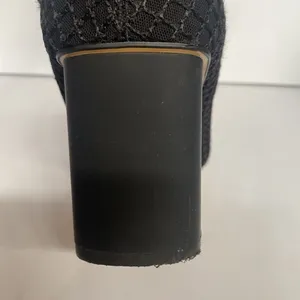 Zara Whimsigoth Mesh Heeled Zip up Booties Black Size 39 US 8.5 thumbnail 11