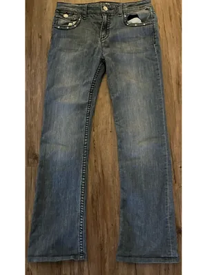 Y2K UKnighted Royal Jeans Sz 10 Boot Cut Dark Wash Pants thumbnail 3