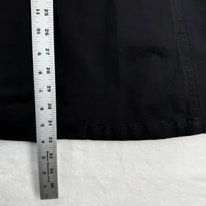 Lauren Ralph Lauren Black Cotton Velvet Trim Riding Blazer Jacket Large L‎ RL thumbnail 4