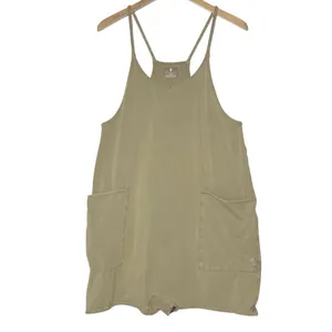 FREE PEOPLE Movement Women’s Hotshot Romper Tan size medium thumbnail 2