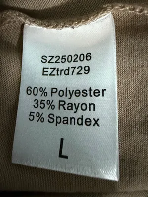Trendy Queen Crewneck Long-Sleeve Tee in Tan thumbnail 7