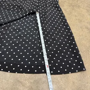 Vintage retro y2k polka dot midi maxi skirt with slit thumbnail 4