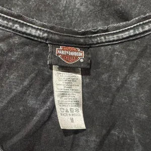 Harley Davidson Short Sleeve Skull Graphic Tee Shirt Women’s Medium thumbnail 2