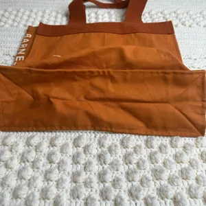 BARNES AND NOBLE Re-Wrap Collab Bag of Books Rust Brown Orange Tote Bag thumbnail 12