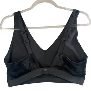 Fabletics Onyx Smudge V Neck Strappy Back M Support Sports Bra L‎ Diamond Dye thumbnail 3