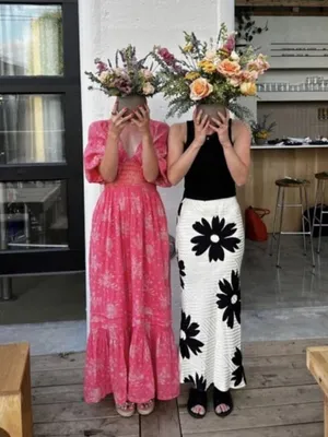 FREE PEOPLE Golden Hour Maxi in Electropop Combo Size Medium thumbnail 12