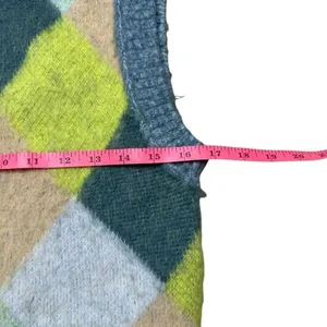 Free People Argyle Quinn Sweater Vest Pullover Menswear Small Multicolor wool thumbnail 11