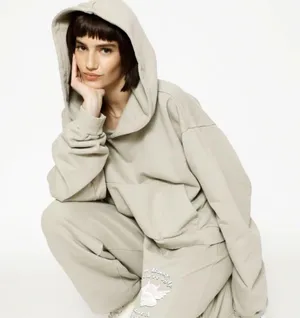 Boys Lie I'M BUSY, YOU'RE UGLY SAGE HOODIE - ONE SIZE thumbnail 1