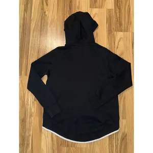 Nike Tech Women's Small S Fleece Full Zip Hoodie Black White EUC thumbnail 4