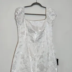 Lulus White Off the Shoulder Cropped Jumpsuit NWT Size Medium Wedding Jumpsuit thumbnail 9