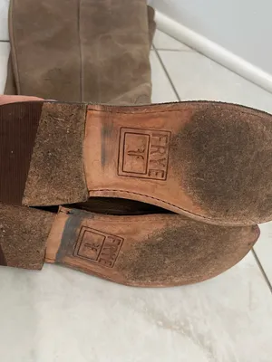 Frye Tan Paige Leather Tall Leather Boots Size 6.5 US thumbnail 5