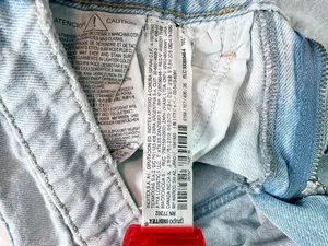 Zara Light Wash High Waisted Destructed Jeans Tapered‎ Straight Leg Size 4 thumbnail 6