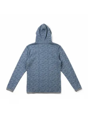 Hollister California Lightweight Pullover Hoodie Women’s Large Blue Space Dye thumbnail 2
