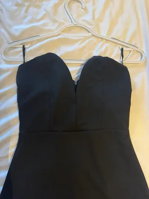 Strapless Black Mini Dress thumbnail 2