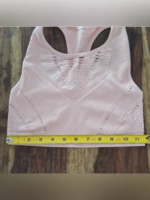 ALO Yoga Lark Perforated Sports Bra thumbnail 6