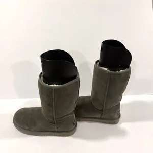 Koolaburra by UGG Tall Gray Shearling Boots Women’s 7 Classic Cozy Winter thumbnail 2