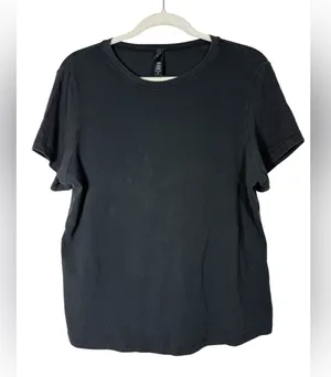 SKIMS Cotton Jersey Tshirt in Soot Size 3X thumbnail 1