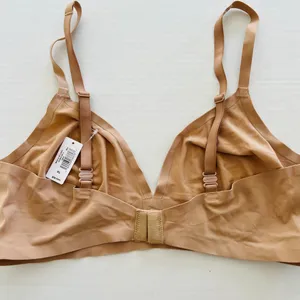 Love by Gap Sz XL Wireless Seamless‎ No Show Lounge Nude Bralette Bra Stretch thumbnail 4