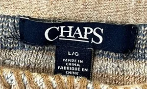 Women’s Chaps Large Multicolor Sweater thumbnail 3