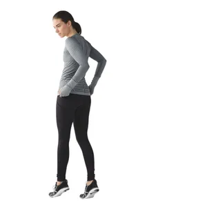 Lululemon Swiftly Tech Long Sleeve Crew Heathered Slate thumbnail 6