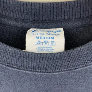 Vintage 90’s Navy Blue White “YALE” Reverse Weave Crewneck Pullover thumbnail 7
