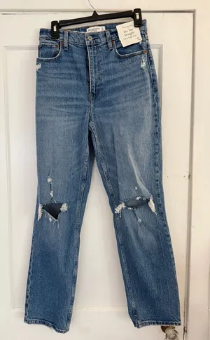 90s Straight Abercrombie Ultra High-Rise thumbnail 1