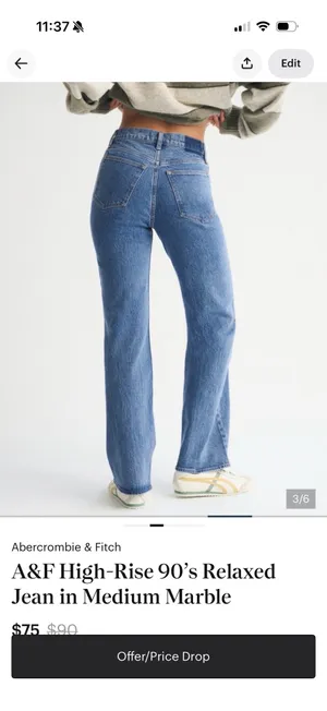 Abercrombie High-Rise Jeans 90s thumbnail 2