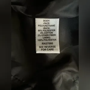 Cato Black Faux Leather Jacket thumbnail 5