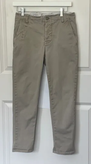 All Saints Khaki Ankle Length Chinos 28 thumbnail 1