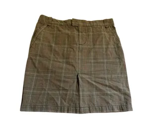 American Eagle Pencil Skirt Women’s Size 6 Gray Plaid Preppy Front Slit EUC thumbnail 1