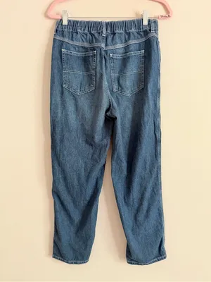 Free People Chloe Baby Barrel Jeans Womens Size Small 100% Cotton OB985403 thumbnail 5