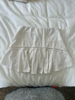 Lucky in Love White Pleated Tennis Skirt thumbnail 2