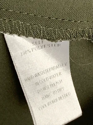 VICI Shirt Dress Small Olive Green Utility Button Front Pockets Casual thumbnail 10