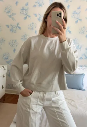 Athluna Sweatshirt Grey Cream thumbnail 1