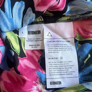 Reformation Floral Midi Dress Multicolor Size L thumbnail 8