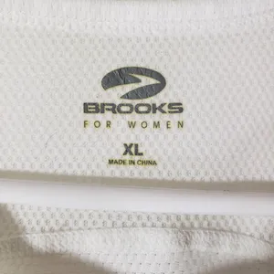 BROOKS XL White, Black, Blue Solid Tank, Muscle Shirt, Colorblock Activewear thumbnail 4
