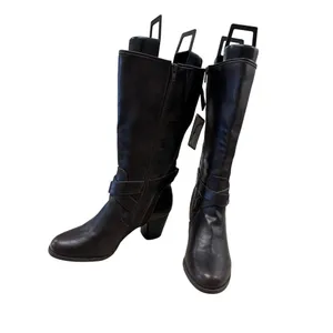 Rialto Womens Brown Leather Knee-High Boots Size 10M SKU 6965 thumbnail 2