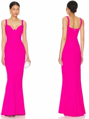 Nookie Romance Gown in Pink from Revolve thumbnail 2