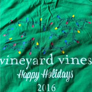 Vineyard Vines Bright Green Holiday Tee thumbnail 5