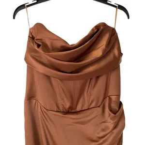 Bardot Jamila NWTs Strapless Corset Dress Brown size 12 thumbnail 5