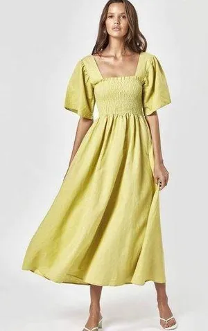 Charlie Holiday Tuscany Dress Chatreuse thumbnail 1
