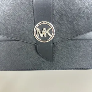 Michael Kors Greenwich Medium Black Saffiano Leather‎ Satchel Purse Handbag ONLY thumbnail 2