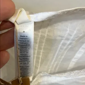 SKIMS White Fitted Bustier Camisole thumbnail 3