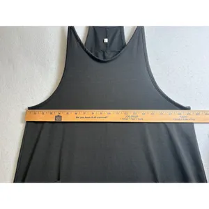 Unbranded Charcoal Gray Harem Jumpsuit Sleeveless Wide Leg Overalls Small thumbnail 8