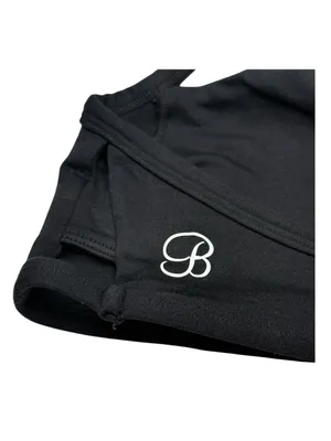 HTF: Bombshell Sportswear ✵ Queen Peekaboo Cut Out Sports Bra ✵ Black ✵ M thumbnail 6